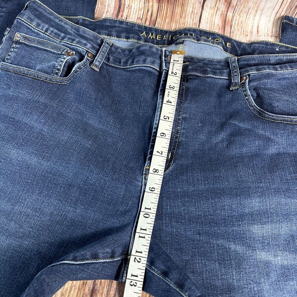 American Eagle Flex SLIM TAPER Mens Size 41x32 Blue Jeans Denim Pants - Picture 5 of 10